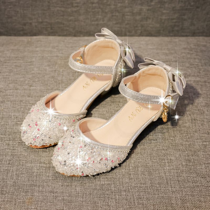 childrens silver sandals