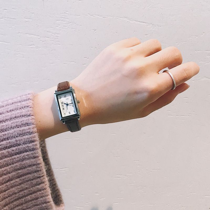 Satin Al Vintage Deri Retro Kadinlar Kucuk Disi Saat Kadin Moda Izle Kol Saatleri Kuvars Zarif Dikdortgen Tasarim Bayanlar Saatler Tl318 27 Tr Dhgate Com