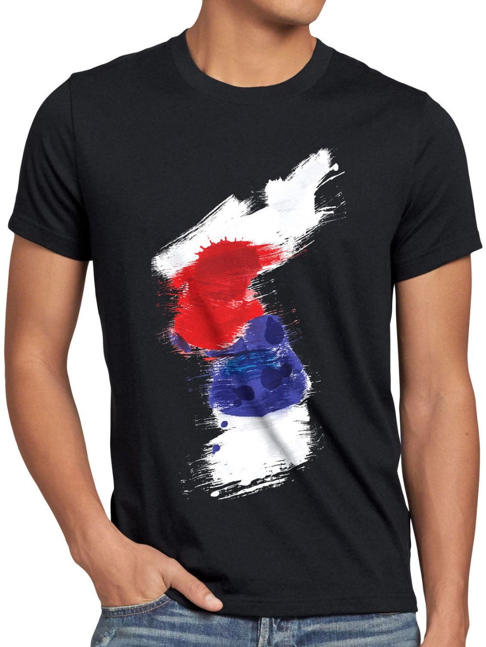 New Arrival Mens Fashion Sud Korea T Shirt Herren Sport Wm Em Fahne National Flagge Fan Artikel Funny Tees Men Sho Ringer T Shirts Political T Shirts From Fjdh09 10 06 Dhgate Com