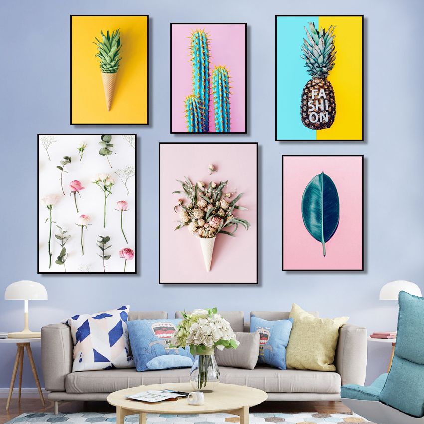2020 Pineapple Cactus Succulent Plants Flower Nordic Posters And Prints Wall Art Canvas Painting Wall Pictures For Living Room Decor From Zuihangyuan1 8 92 Dhgate Com