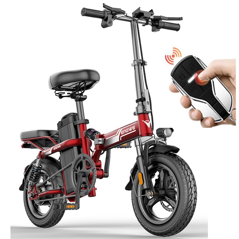 2021 14 Inch Mini Electric Bicycle 350W Foldable Scooter 48V32A Lithium