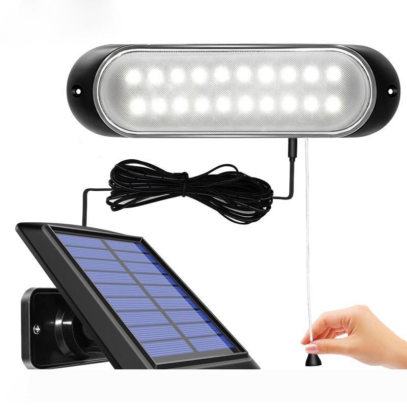 compre panel solar lampara solar separable y la luz con linea de switches pull impermeable iluminacion al aire libre o de interior disponible a 43 85