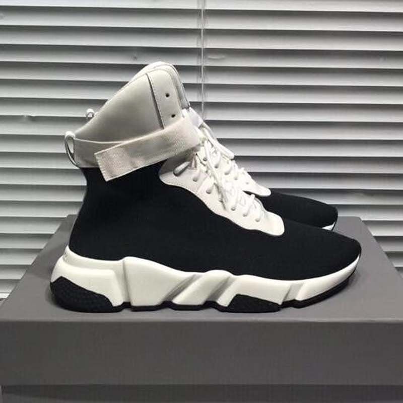 black trainer boots mens