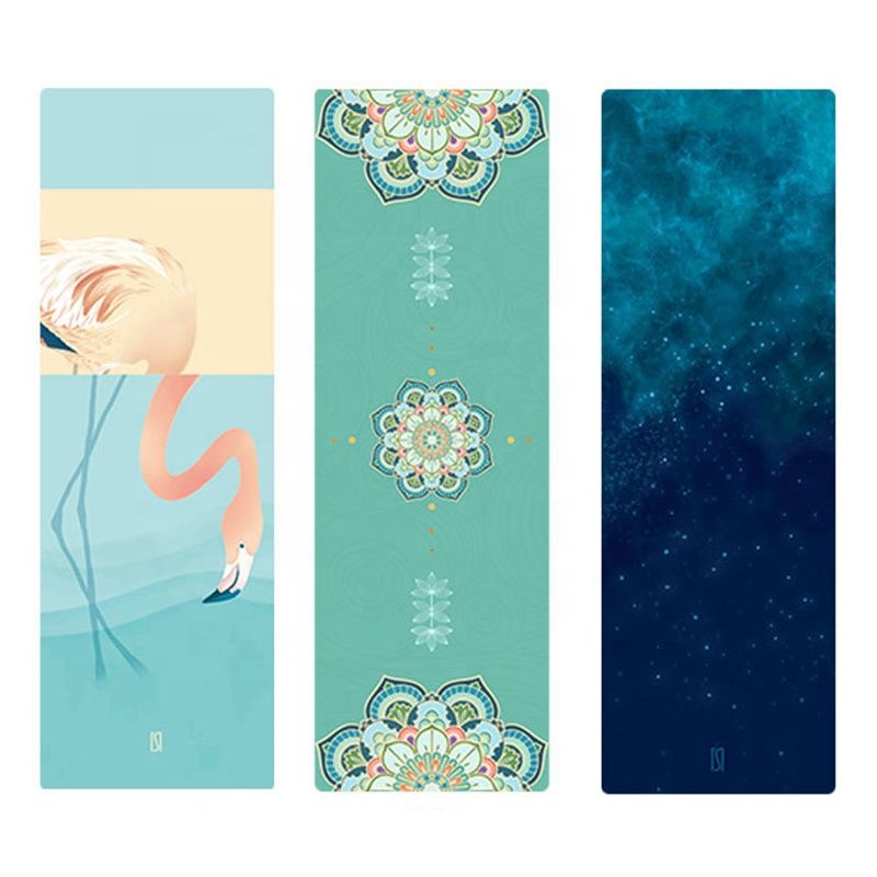 patterned yoga mat