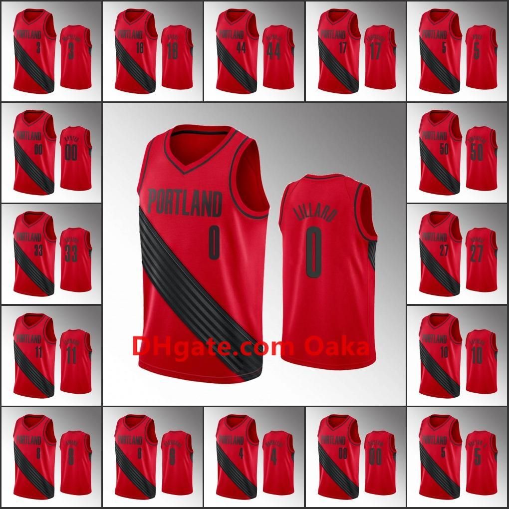 trail blazers statement jersey