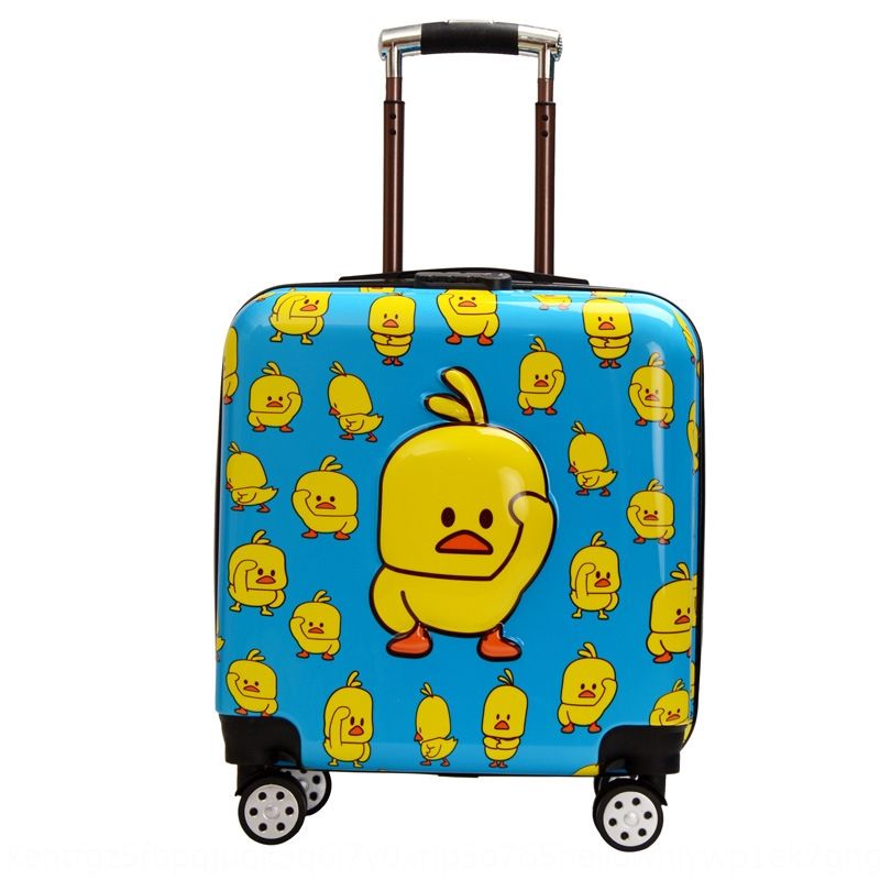 small yellow suitcase
