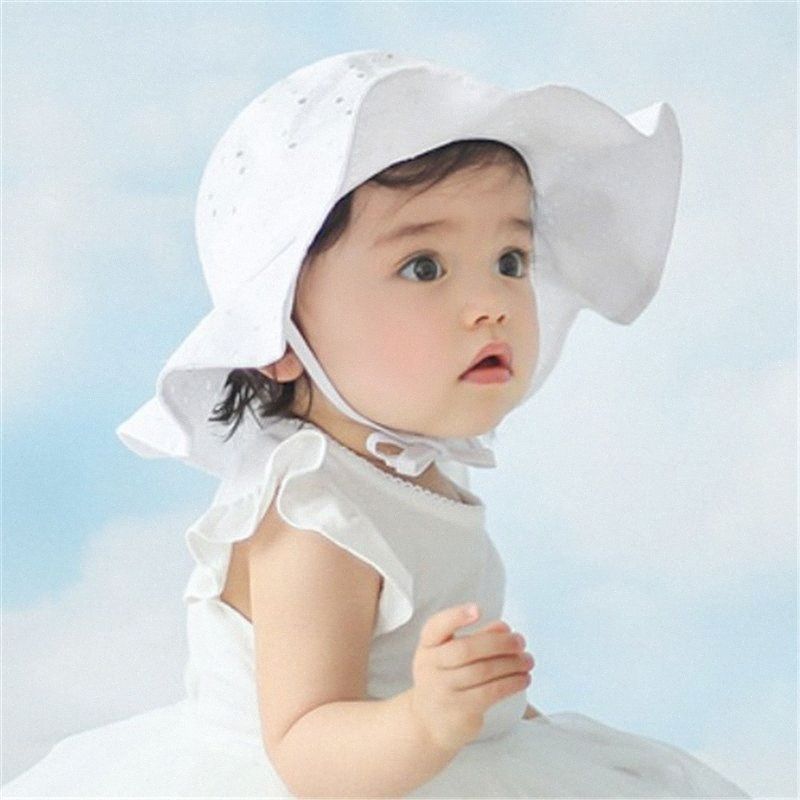 newborn girl sun hat