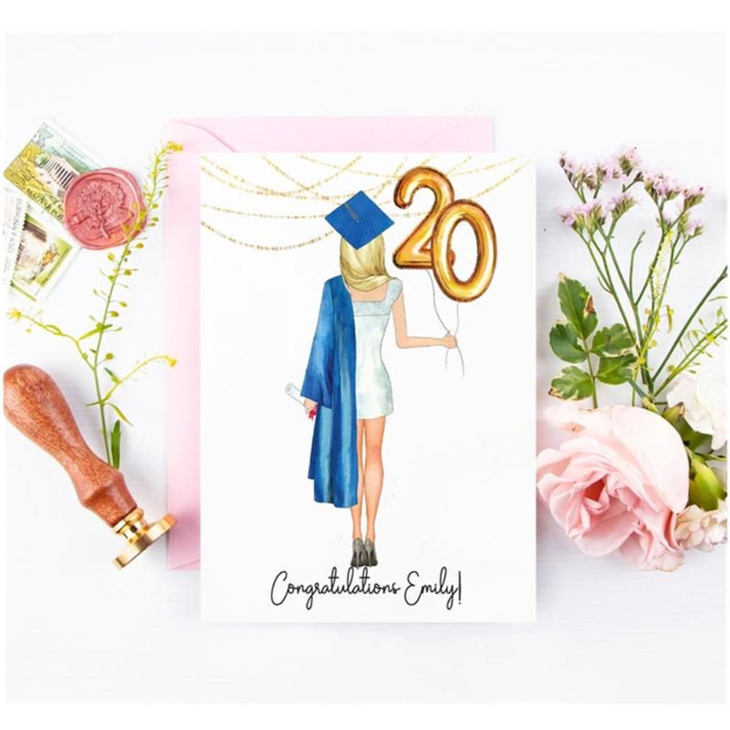 Custom Card For Senior Congratulations Graduate Personalized Graduation Card Class Of 2020 Class Of 2021 College High School Funny Greeting Card Funny Greeting Cards From Pureairr 16 19 Dhgate Com