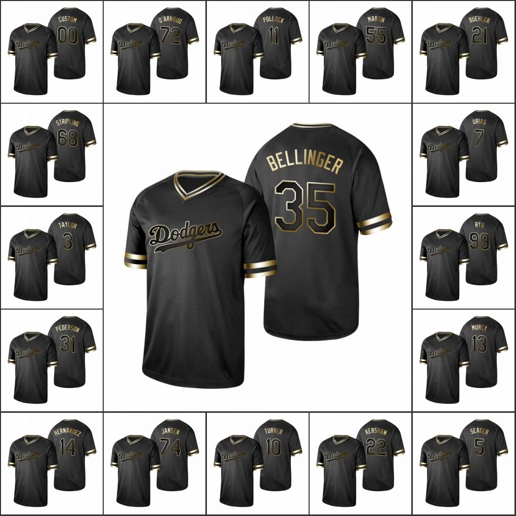 justin turner black on jersey