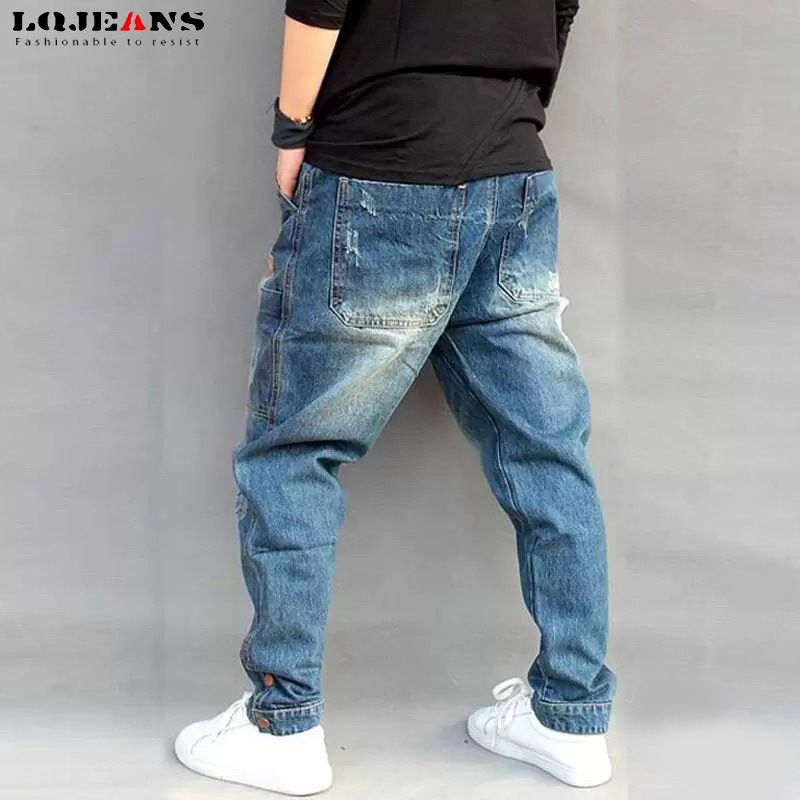 Compra Pantalones Vaqueros Para Hombre Baggy Para Hombres Y Mujeres Unisex  Jeansgay Lesbian Jeansscan Se Usa En JeanShip Hop Barato | Entrega Rápida Y  Calidad | Es.Dhgate