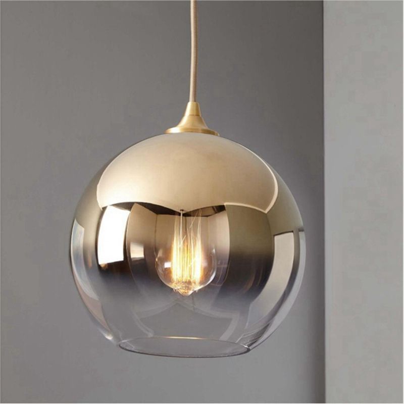 Phezen Kitchen Island Gold Glass Ball 