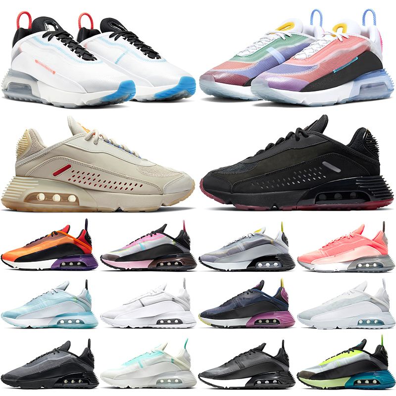 Scarpe Alte Nike Air Max 2090 Scarpe Da Corsa Uomo Donna Uomo Scarpe Da Ginnastica Stock X Pure Platinum Duck Camo Bred Triple Nero Bianco Sneakers Sportive Di Alta Qualità Taglia 36