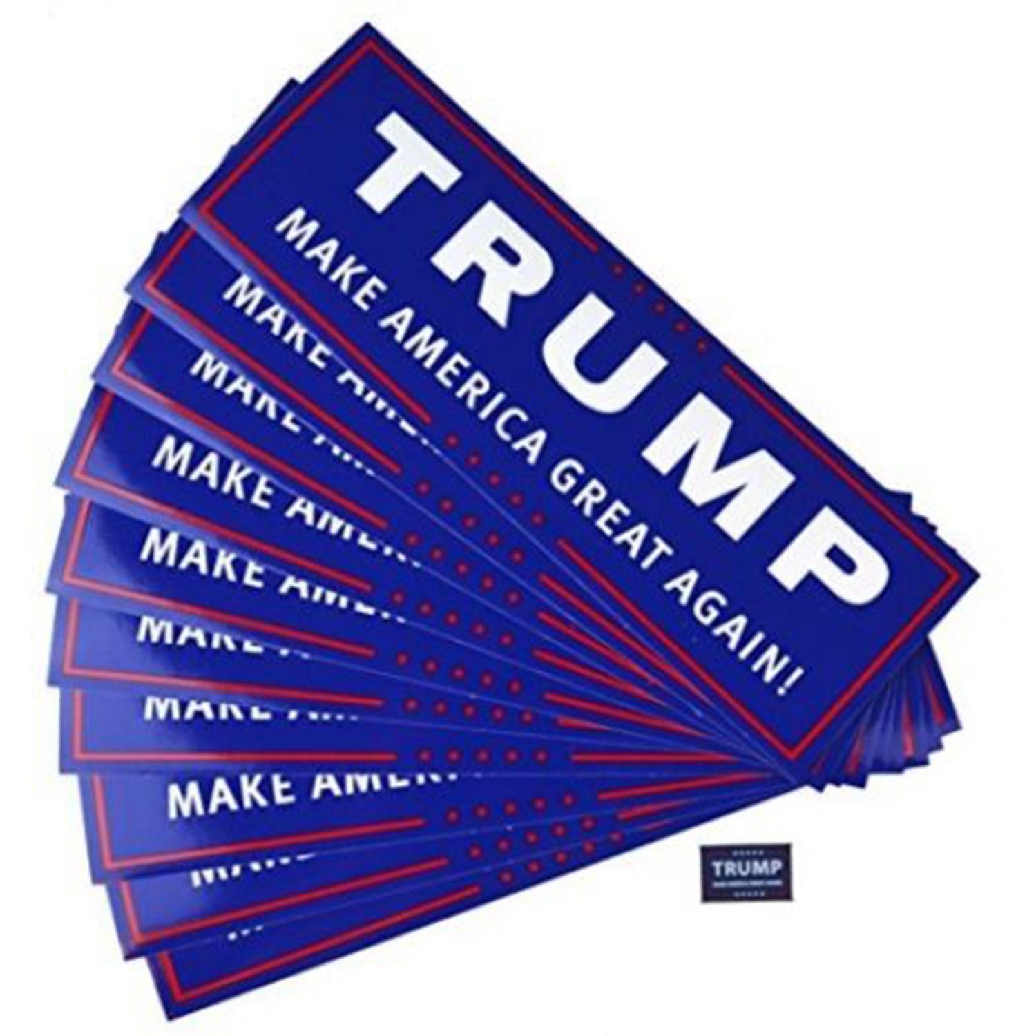 Trump Car Reflecterende Stickers Maak Amerika Geweldig 820 Trump Stickers Amerikaanse president Donald Trump Car Banner FY6083