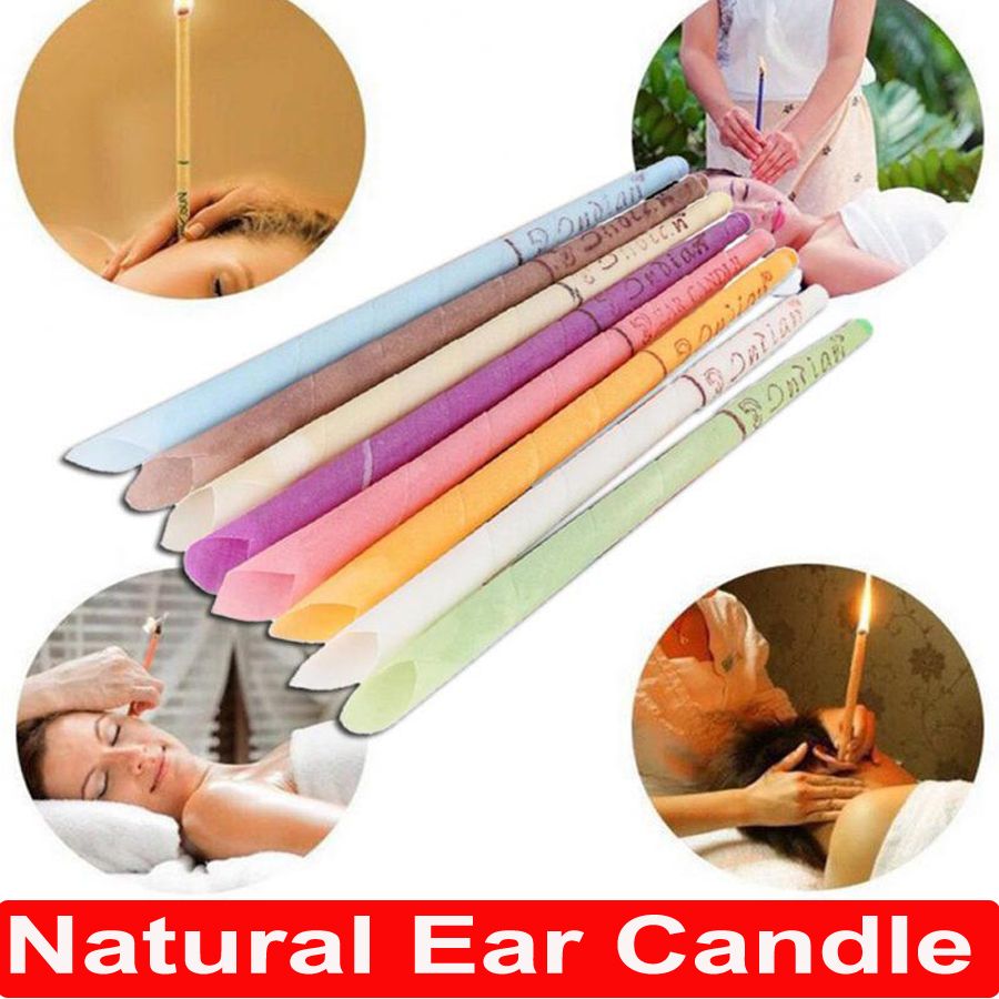 Coning Beewax Natural Ear Candle Ear Treatment Ears Wax Removar Healthy Care Tools Chinese Type