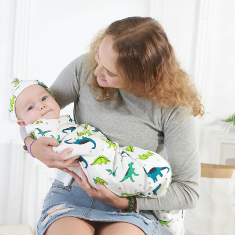 baby turban and swaddle