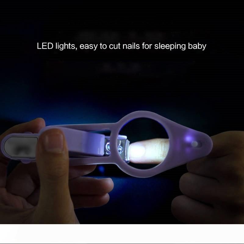 baby nail clippers with magnifying glass and light