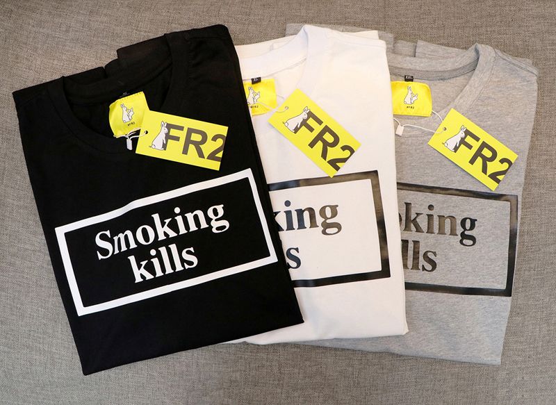 Fr2 No Smoking T Shirt Fxxking Rabbits T Shirt Funny Print Men Women Casual T Shirts Jesus Church Smoking Kills T0729 From Xiao0002 14 02 Dhgate Com
