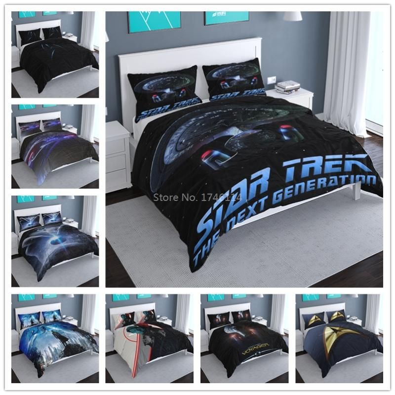 Star Trek 3d Printed Bedding Set Comforter Cover Duvet With Pillowcases Bed Linens Bedclothes Home Textile Twin Full Size From Huayama 61 93 Dhgate Com - Star Trek Bedding Queen Star Trek 3d Printed Bedding Set Comforter Cover Duvet With Pillowcases Bed Linens Bedclothes Home Textile Twin Full Size From Huayama 61 93 Dhgate Com - Star Trek Bedding Queen