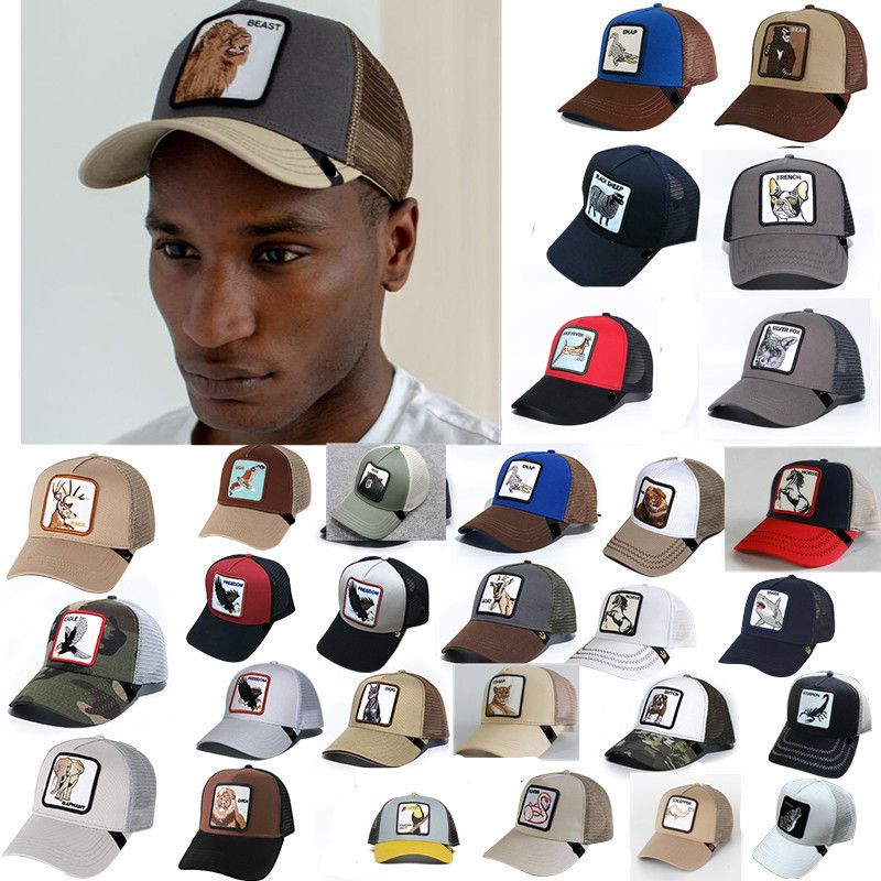 New Baseball Cap Animal Embroidery Anime Cute Embroidery Summer Mesh Mens Ms Outdoor Sunshade Truck Driver Hats Cx200714 Flat Cap Trucker Hats From Huafei10 21 81 Dhgate Com