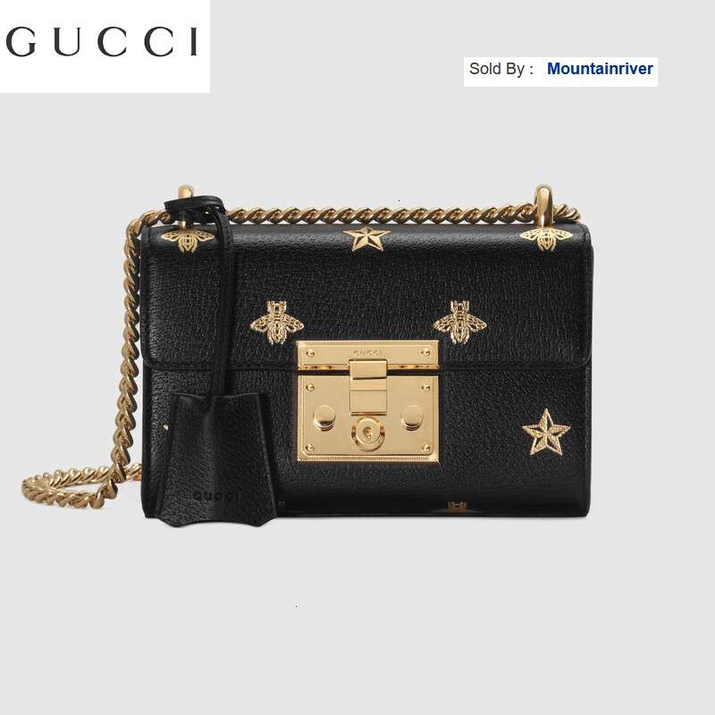 gucci padlock mini black