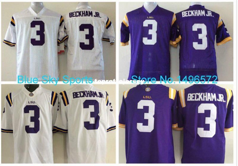 2020 Factory Outlet Lsu Tigers Jersey 3 Odell Beckham Jr Jersey White Purple Stitched College Football Jersey From Ncaa Jersey 18 15 Dhgate Com