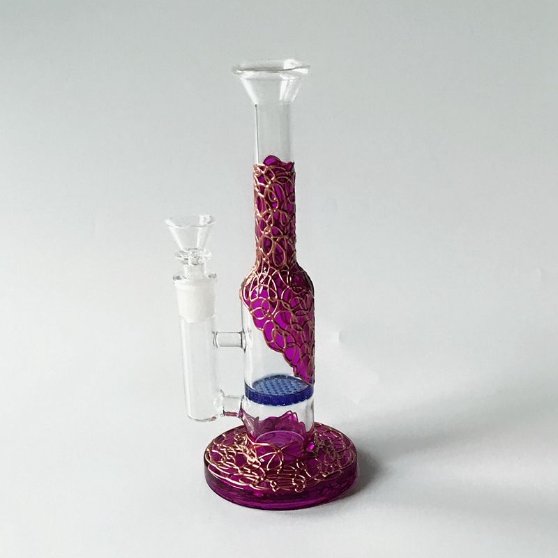 Bong with blue perc+ Bowl