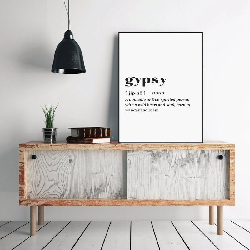 2020 Gypsy Definition Print Bohemian Wall Art Picture Poster Travel Quote Free Spirit Gypsy Soul Art Canvas Painting Home Wall Decor From Zhu793737893 6 69 Dhgate Com
