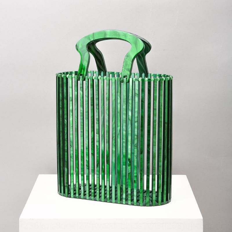 acrylic basket bag