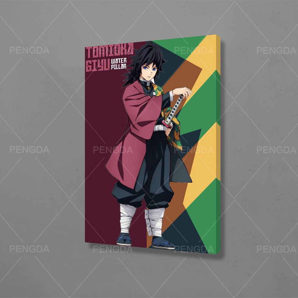 2020 Canvas Wall Art Demon Slayer Kimetsu No Yaiba Hd Prints Poster Home Decor Anime Character Painting Modular Picture Bedroom Frame From Xu793737893 4 01 Dhgate Com,Woman Side Face