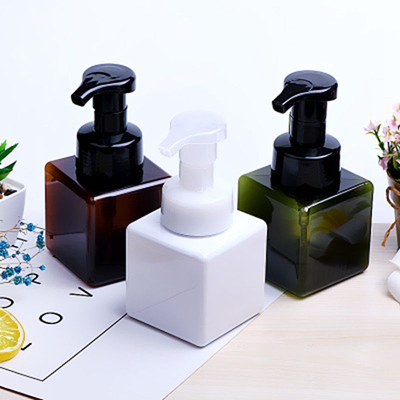2020 250ml Square Hand Soap Dispenser Pump Bottle Foamer Dispenser