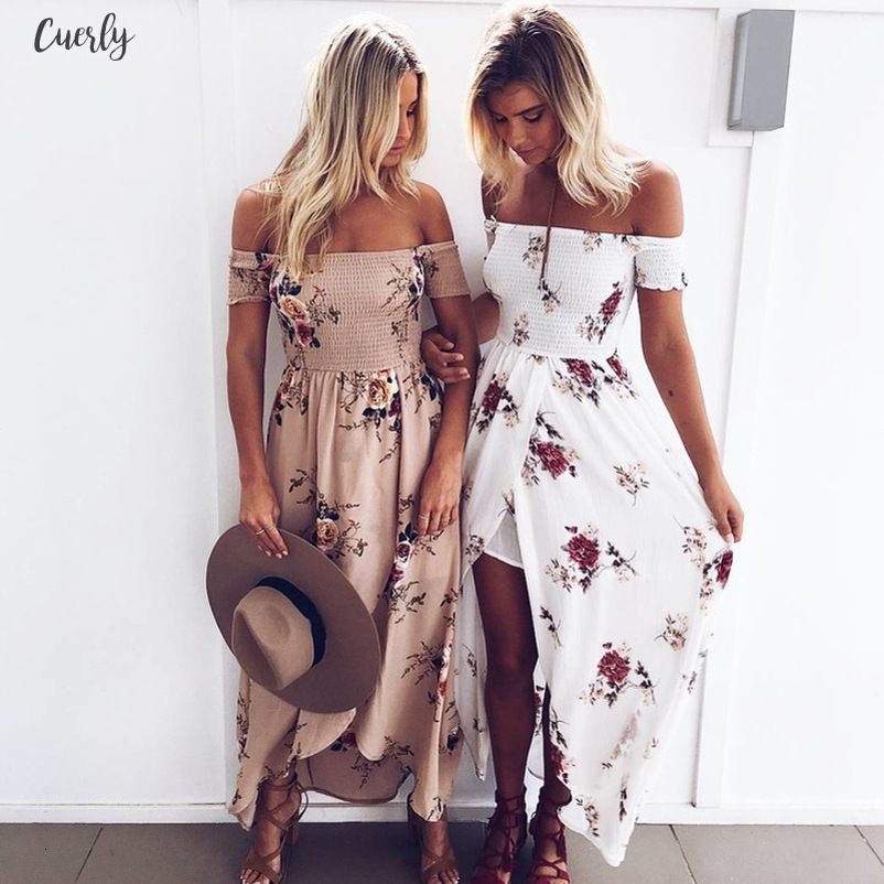off shoulder maxi dress online