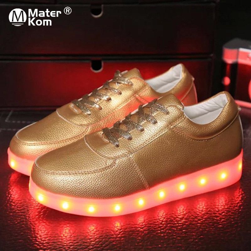 orange light up shoes