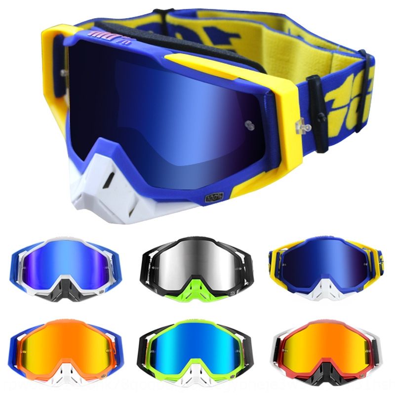 100 goggles red white and blue