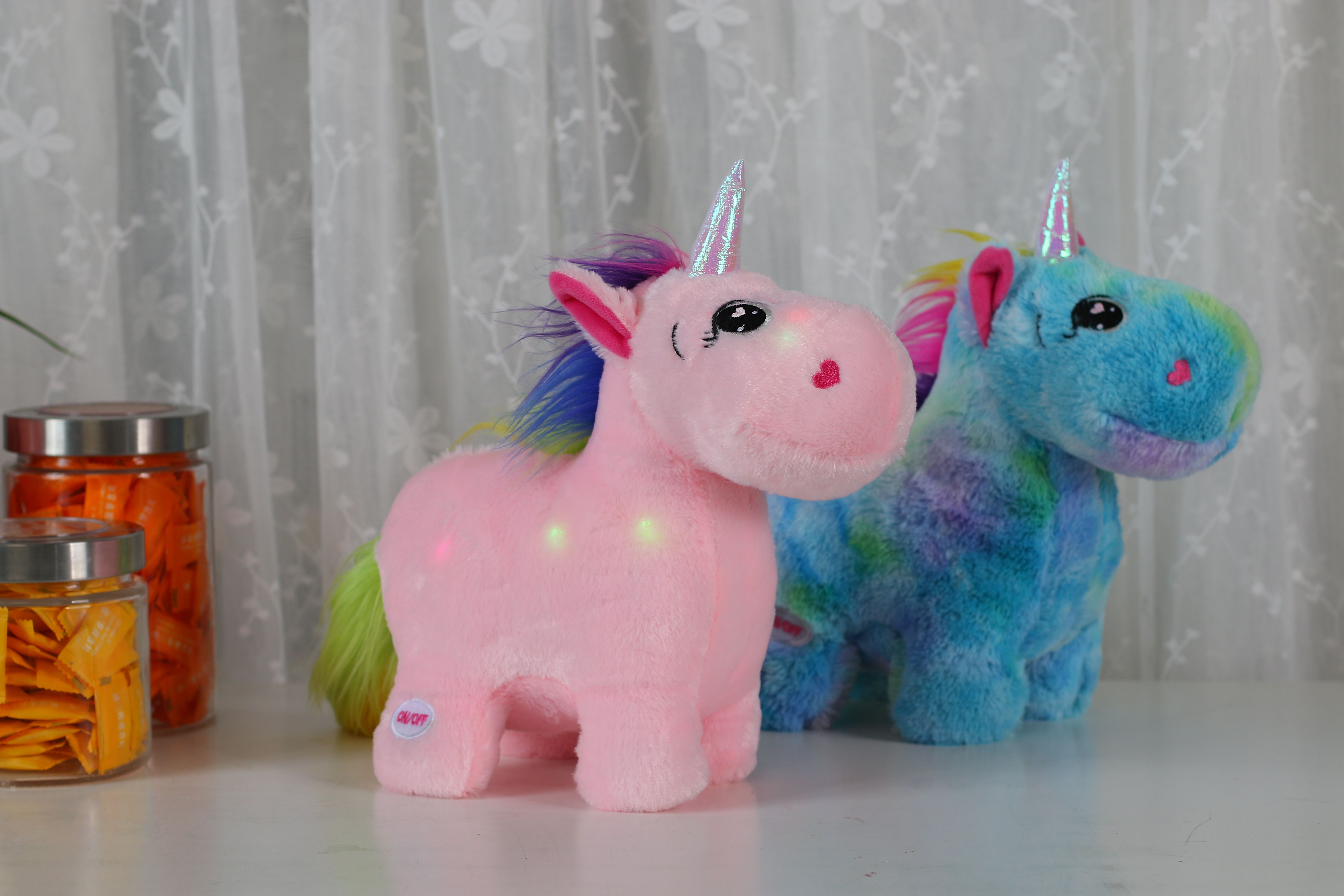 light up unicorn plush toy