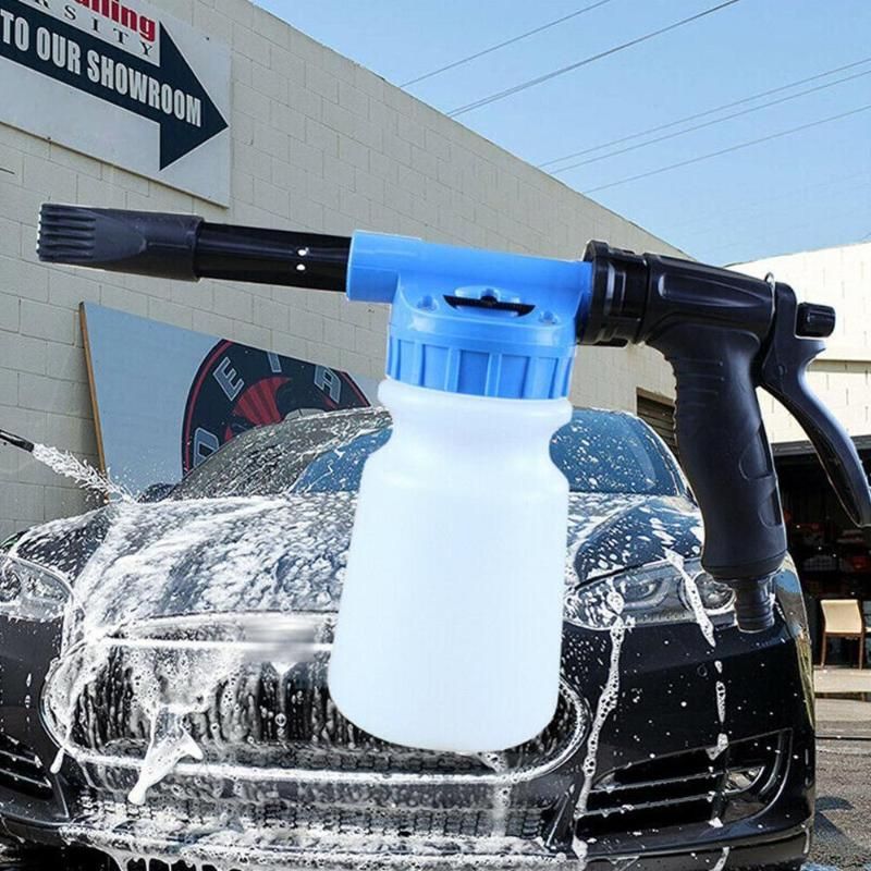 Pistola De Espuma De Nieve Limpieza del coche lavado foamaster agua Champú Pulverizador Ajustable UK 