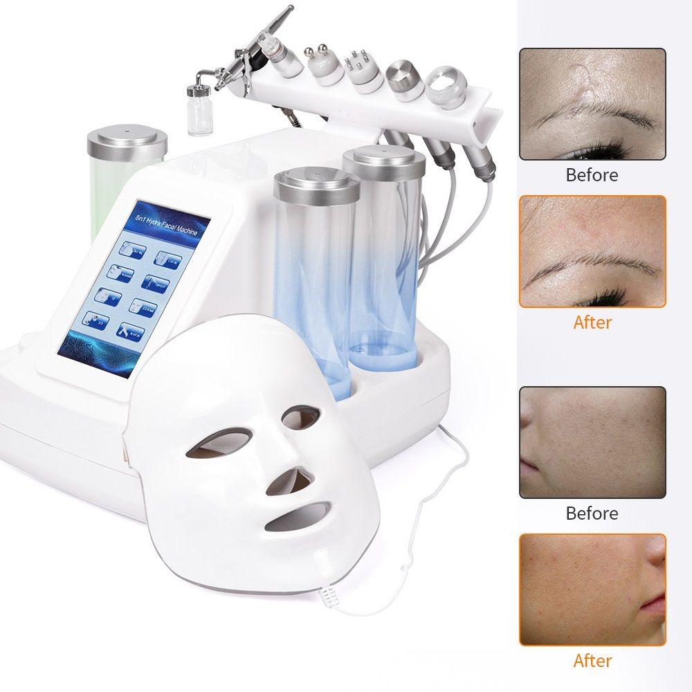 Microcurrent Face Lift Diamond Microdermabrasion Machine , Ultrasound