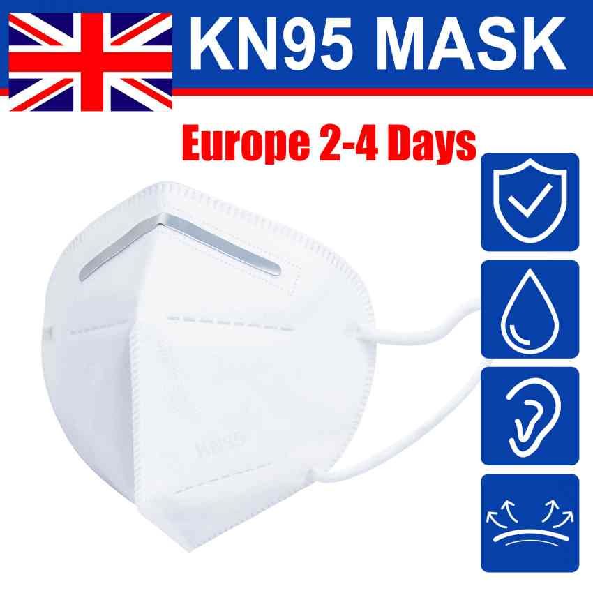 2021 UK Stock! Folding Face Mask With Qualified Certification Anti Dust