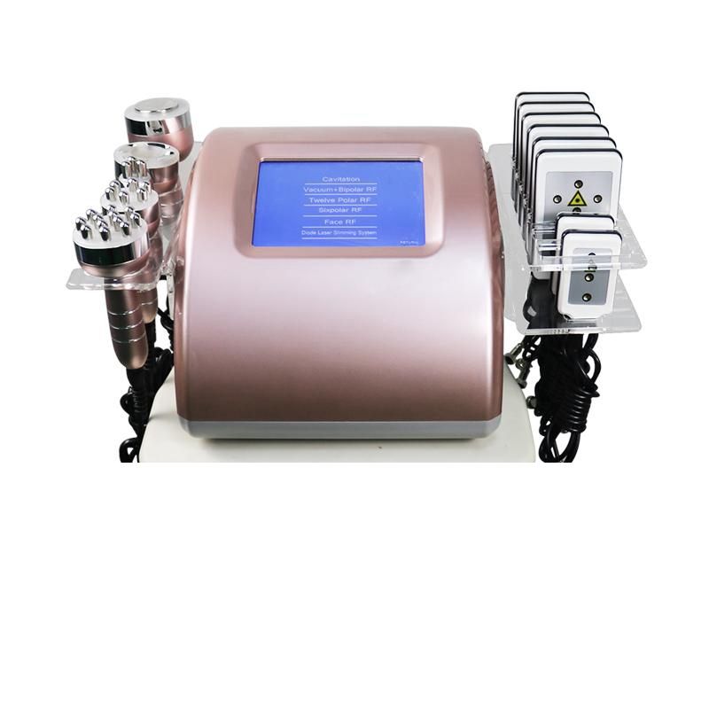 2020 New 6 IN 1 Ultrasonic Cavitation Lipo Laser Liposuction Weight