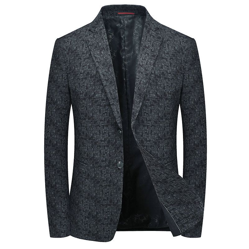 blazer casual cinza
