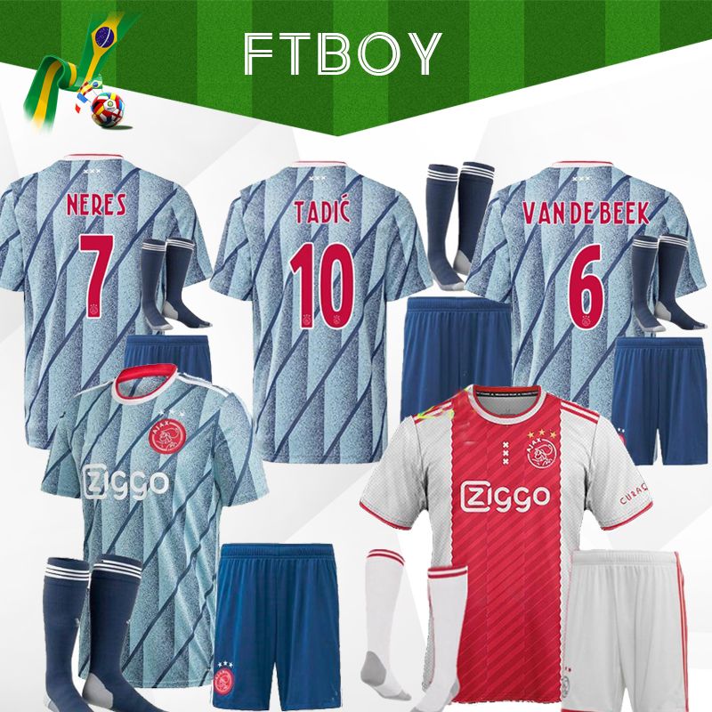 2020 NEW 2020 Ajax FC Soccer Jersey 2020 2021 PROMES VAN DE BEEK DAVID NERES TADIC ZIYECH Afc ...