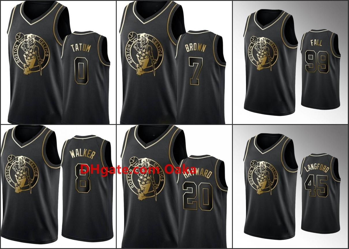jayson tatum gold jersey