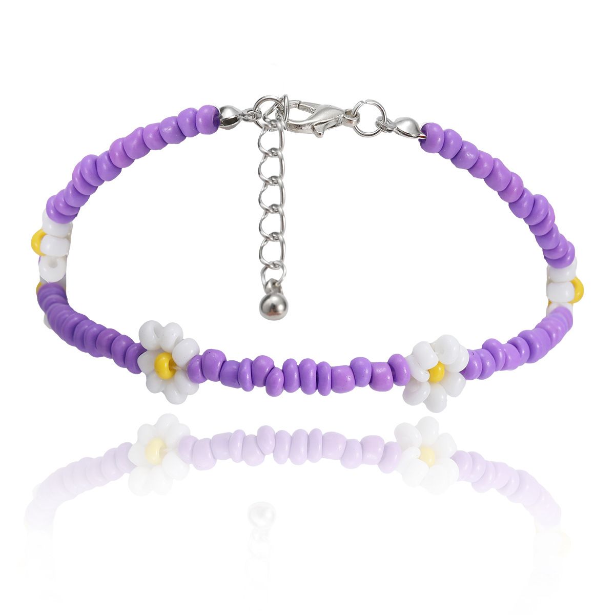 Pulsera De Bola De 6810 Mm Pulsera De Bola Elastic Rainbow 