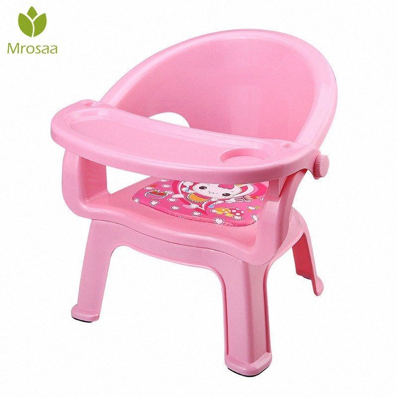 19new Enfants Chaise Avec Plaque Bebe Manger Table Chaise Bebe Table A Manger Retour Appel Appele Tabouret Plastique T7sn Du 77 Dhgate