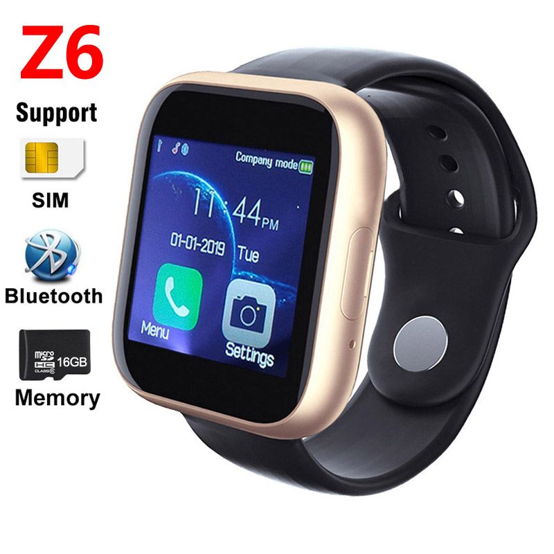 Z6 Smart Watch Kids Sim Card Sms Contacts Bluetooth Call Support Tf Camera Music Phone Watches Calendar Wristwatch Android Ios For Men Women Best Cheap Smart Watches Digital Smart Watch From Daley