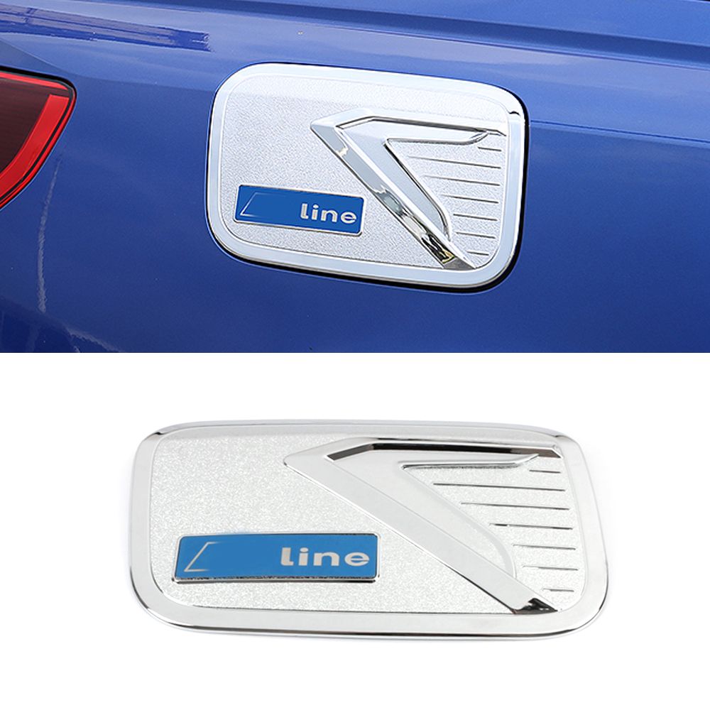 Car Accessories Oil Gas Fuel Tank Cover Cap Pad Trim Sticker Frame Case Chrome Exterior