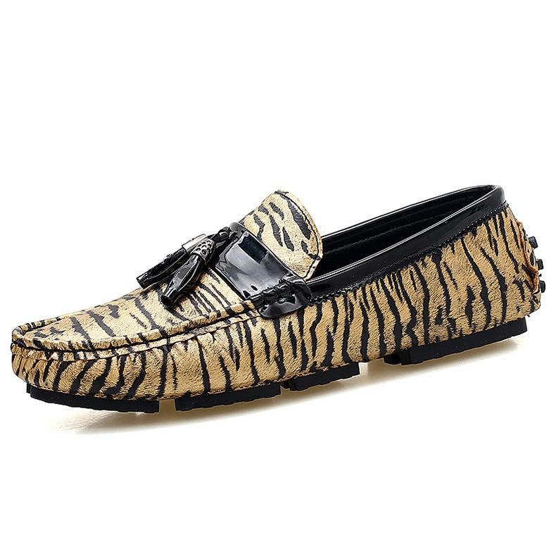 leopard boat shoes