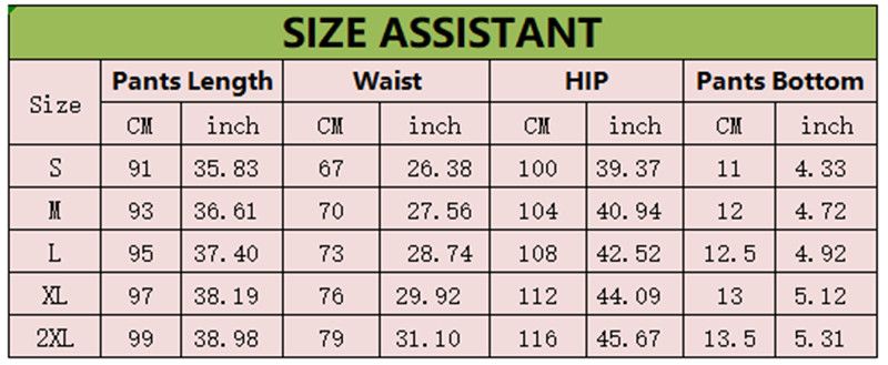2020 Men Plus Size Pants S 2xl Asian Size Trouser Printed Fashion