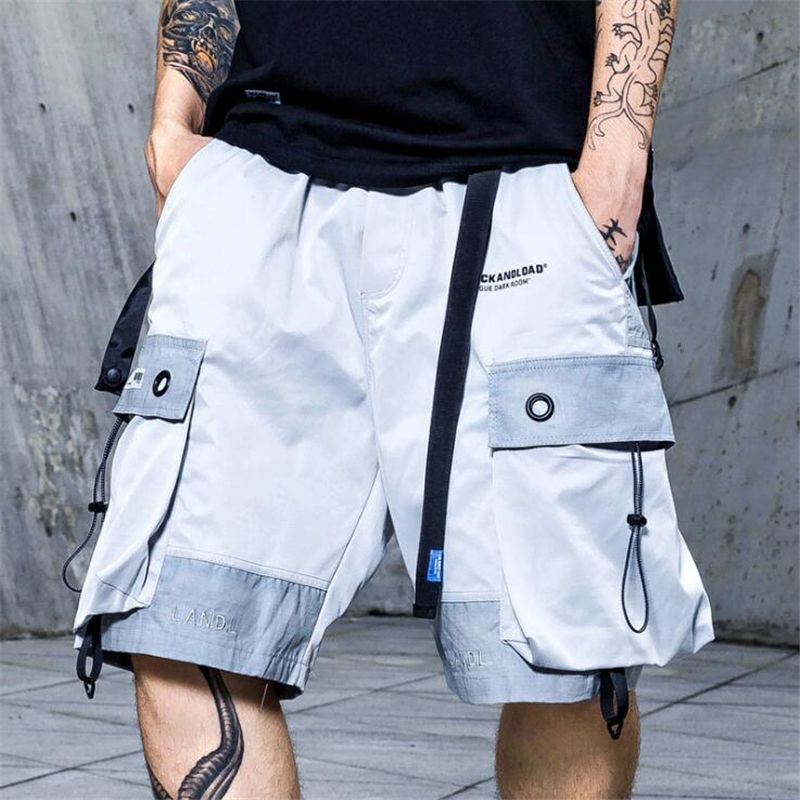 reflective cargo shorts
