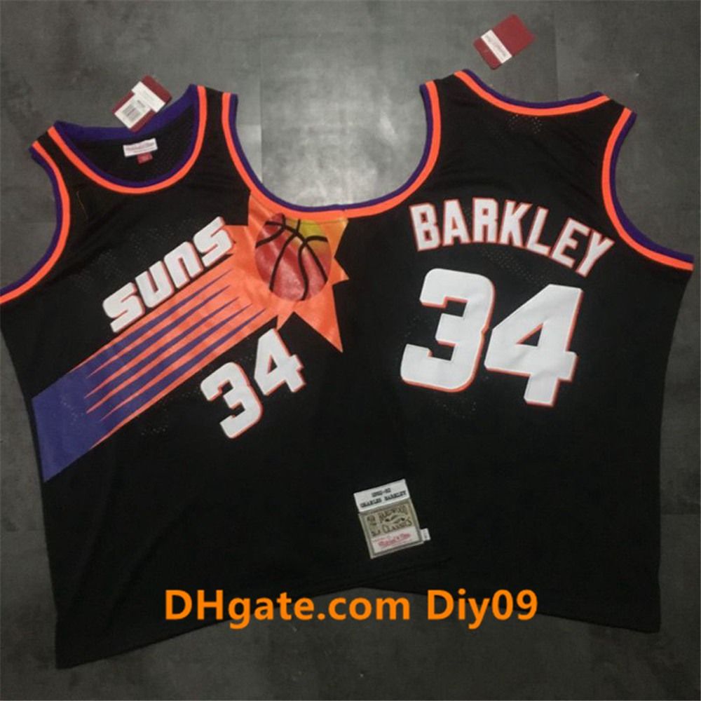 Retro PhoenixSunsBasketball Jersey Mitchell & Ness 13 Steve Nash  Jersey Road Swingman 34 Charles BarkleyNBA Vintage Shorts Bl From  Oaka, $62.18