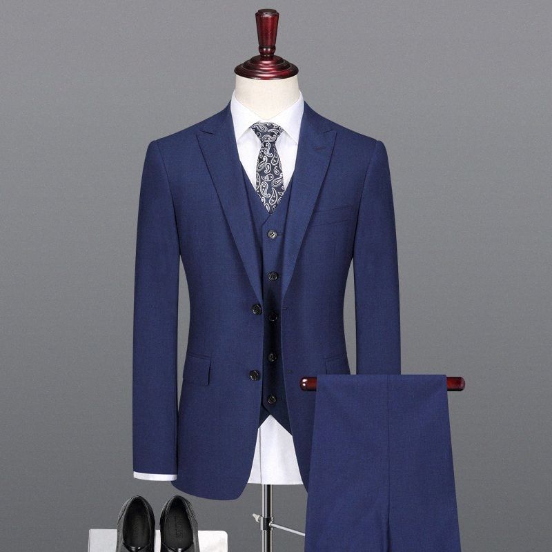 Compra Los Hombres Se Adaptan 10% Seda 70% Otoño Marca La Ropa De Lana De  Alta Calidad Verano Última Capa De Diseño Del Pantalón De Los Hombres Trajes  Para La Boda Azul